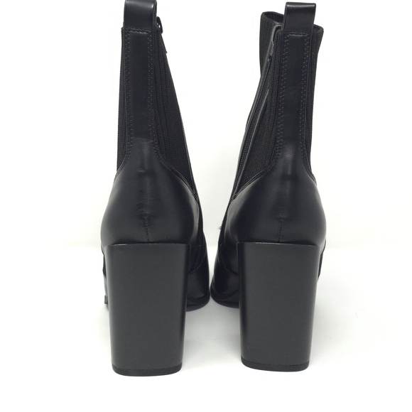 Wild Pair Trinityy Black Knit Pointed Toe Pull-On Booties 9.5M - Picture 6 of 13